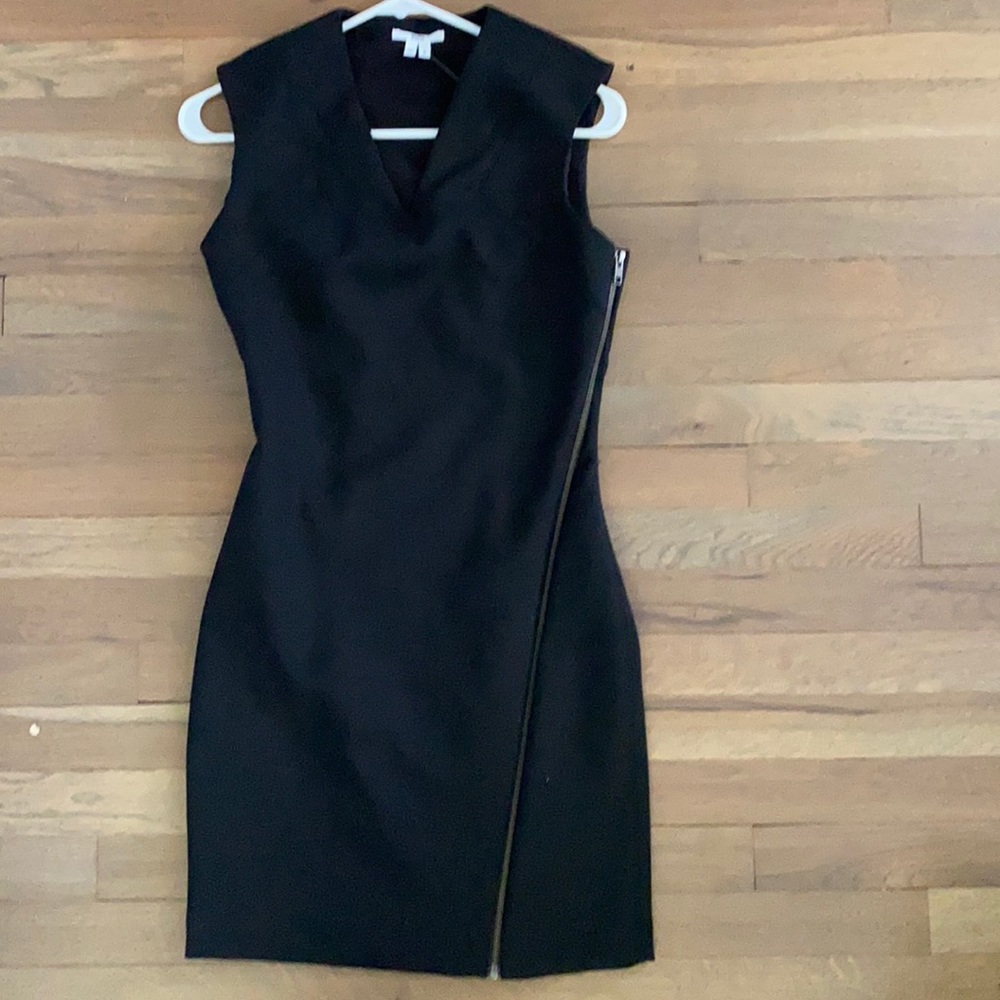 100% Authentic Helmut Lang Angle Zipper Dress Size Small